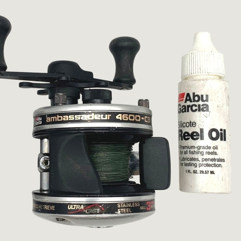 Abu Garcia Ambassadeur 4600-C3 The Original Baitcasting Reel Made in Sweden RH
